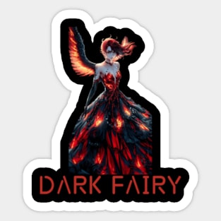 dark fairy Sticker